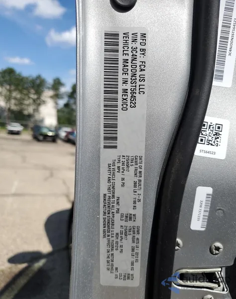 2025 Jeep Compass Trailhawk from USA, damaged, VIN 3C4NJDDN3ST564523